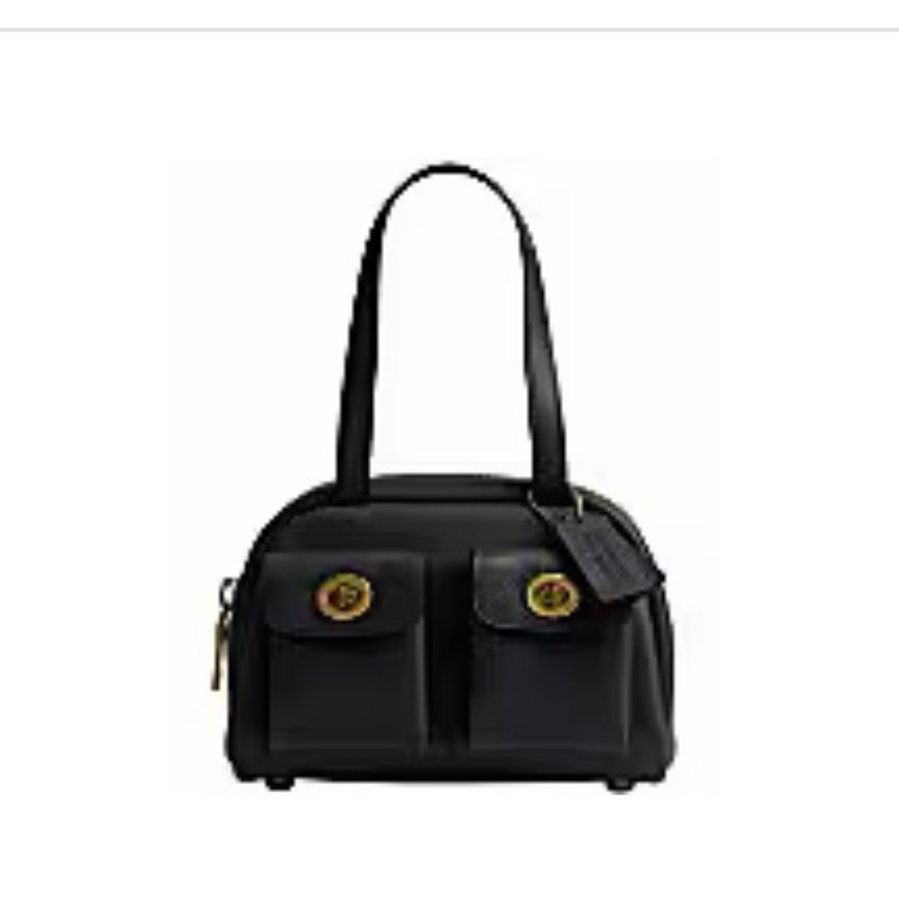 COACH The Originals Twin Turn Lock Utility Satchel Bag_20 NWT
